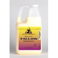 Tallow organic grass-fed rendered beef fat deodorized 100% pure 7 lb