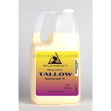 Tallow organic grass-fed rendered beef fat deodorized 100% pure 7 lb