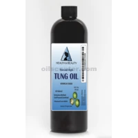 Tung Oil Unrefined Wood Finishing Organic Virgin Cold Pressed 100% Pure 16 oz