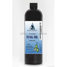 Aceite de Tung Acabado de madera sin refinar Orgánico Virgen Prensado en frío 100% puro 16 oz
