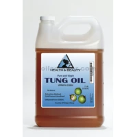 Aceite de Tung Acabado de madera sin refinar Orgánico Virgen Prensado en frío 100% puro 7 lb
