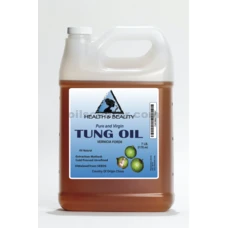 Aceite de Tung Acabado de madera sin refinar Orgánico Virgen Prensado en frío 100% puro 7 lb