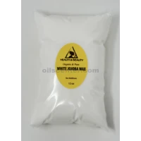 Cera de jojoba blanca orgánica en pastillas, grado premium, natural y 100% pura 12 oz