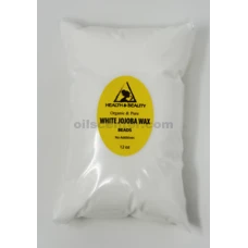 Perlas blancas de cera de jojoba pastillas orgánicas de primera calidad natural 100% puro 12 oz