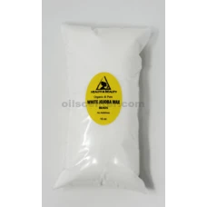 Perlas blancas de cera de jojoba pastillas orgánicas de primera calidad 100% puras 16 oz, 1 lb