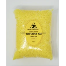 Cera de girasol orgánica vegana 100% puras pastillas de perlas 12 oz