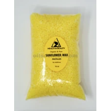 Cera de girasol orgánica vegana 100% puras pastillas de perlas 16 oz, 1 lb