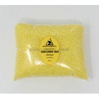 Perles de pastilles 100 % pures végétaliennes biologiques de cire de tournesol 24 oz