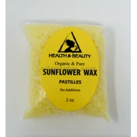 Sunflower Wax Organic Vegan 100% Pure Pastilles Beads 2 oz