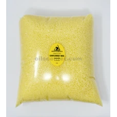 Cera de girasol orgánica vegana 100% puras pastillas de perlas 8 lb