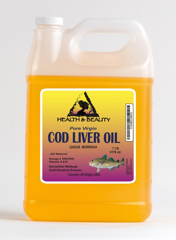 Arctic cod liver oil vitamin a&d3 by h&b oils center all natural liquid