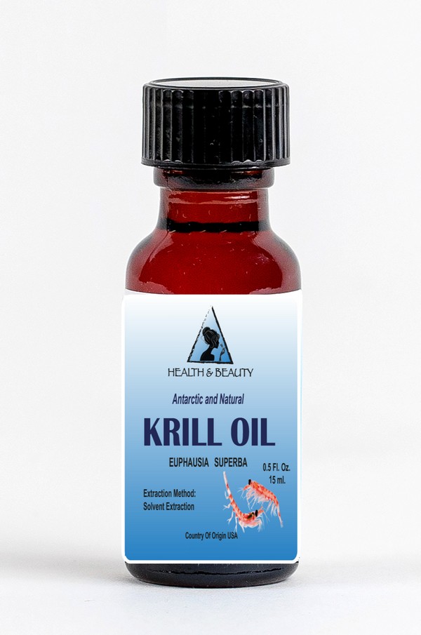 Antarctic krill oil natural by h&b oils center anti aging glass bottle 0.5 oz buy H&B Oils