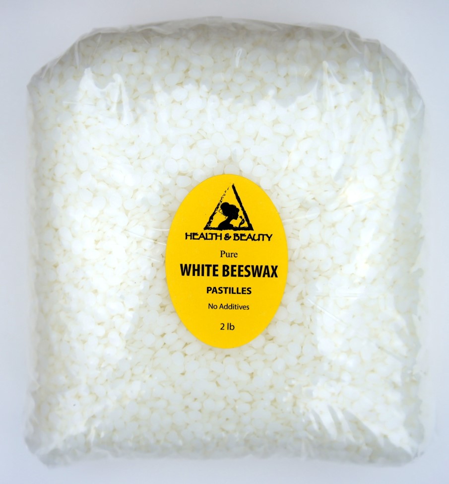 White beeswax bees wax organic pastilles beads premium 100% pure 48 oz ...