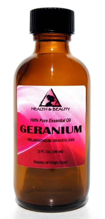Geranium essential oil aromatherapy 100% pure natural glass bottle 2.0 ...